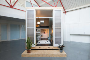 U-Build can be used for internal living pods. This is a photo of the SHED project with Lowe Guardians